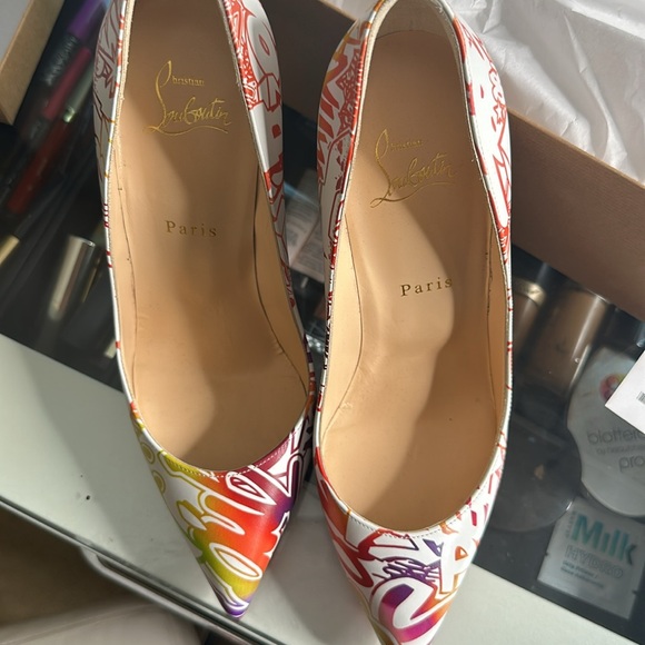 Christian Louboutins pigalle follies 100 cal multi color - Picture 9 of 9